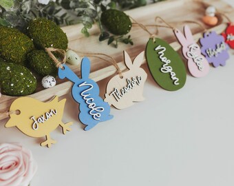 Easter Basket Tags - Personalized Easter Name Tags - Gift for Child