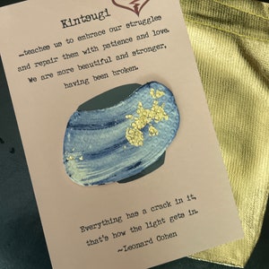 Kintsugi Broken Bowl Card