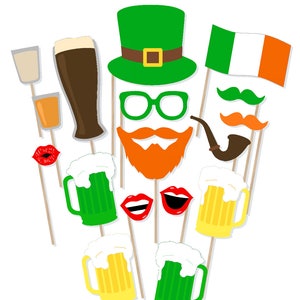 Pub irlandais Photo Booth Props - Imprimable St. Patricks Day - St. Patricks Day Photo Booth Props - Irish Photo Booth Props - Irish Pub