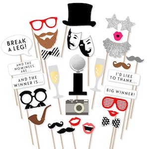 Theater Awards Printable Photo Props - Theater Photo Booth Props - Theater Photobooth Props - Drama Club Photo Booth - Broadway Photo Booth