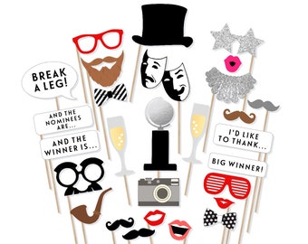 Theater Awards Printable Photo Props - Theater Photo Booth Props - Theater Photobooth Props - Drama Club Photo Booth - Broadway Photo Booth