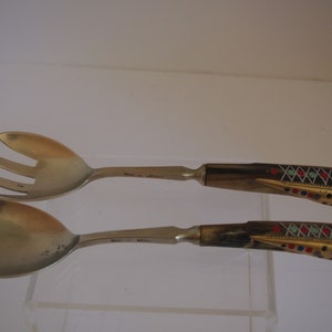 Vintage Said & Alfred Haddad Salad/Serving Set 1950s