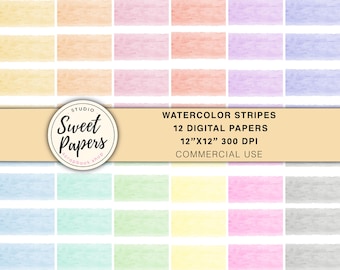 Cotton Candy Colors Digital Paper Set 1: High Quality - Etsy