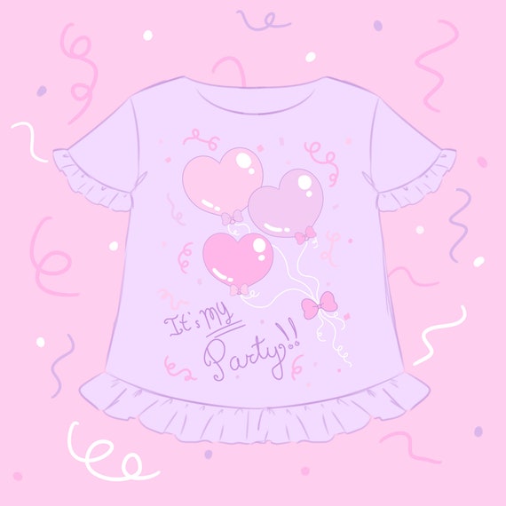 It's MY Party Fairy Kei Harajuku Tee