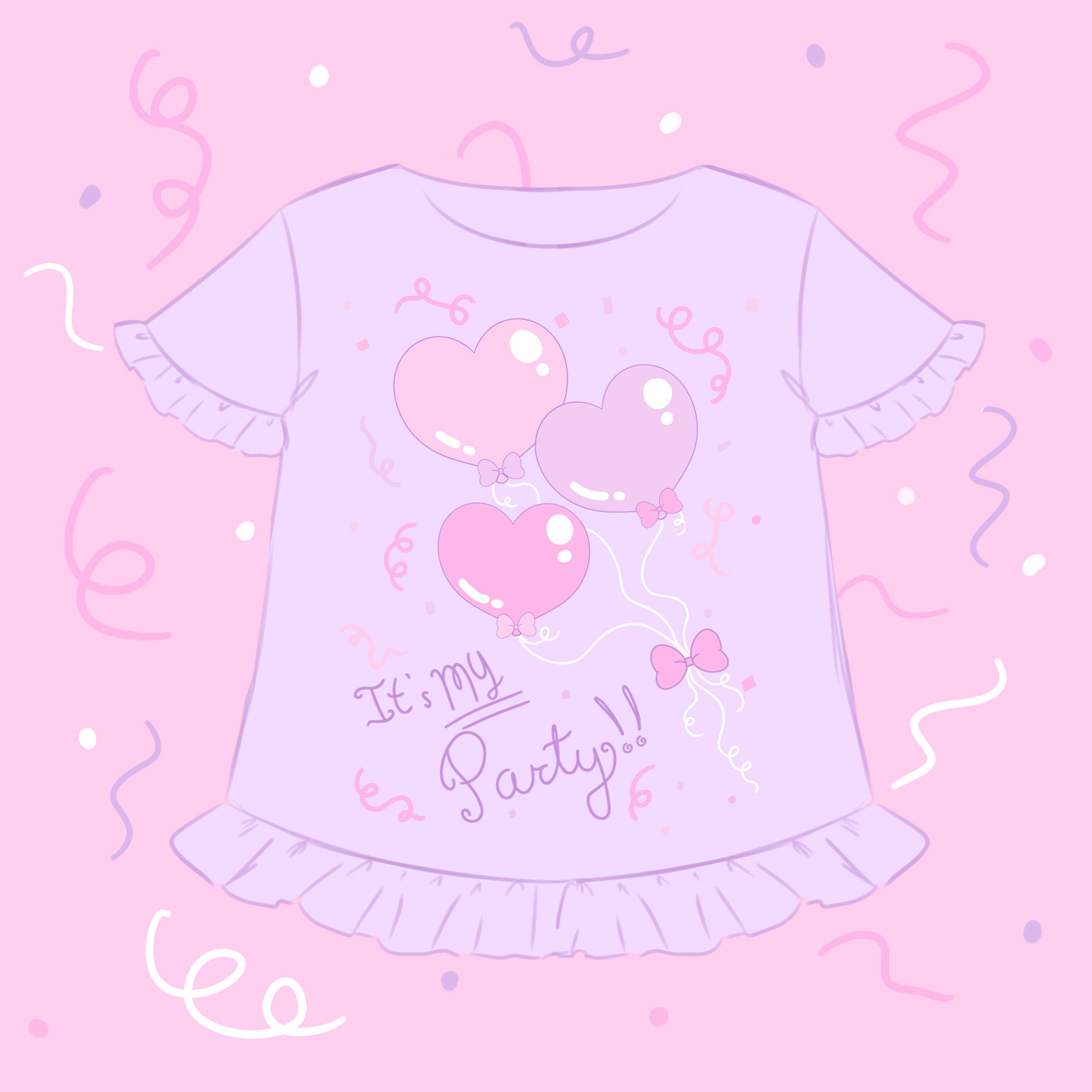 It's MY Party Fairy Kei Harajuku Tee