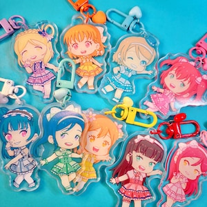 ¡Ama la vida! ¡Sol! Charms acrílicos Aqours