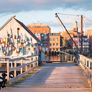 Photo Print, Kittery Maine, Seacoast Photography, Portsmouth, Buoys, New England, Nautical Home Decor