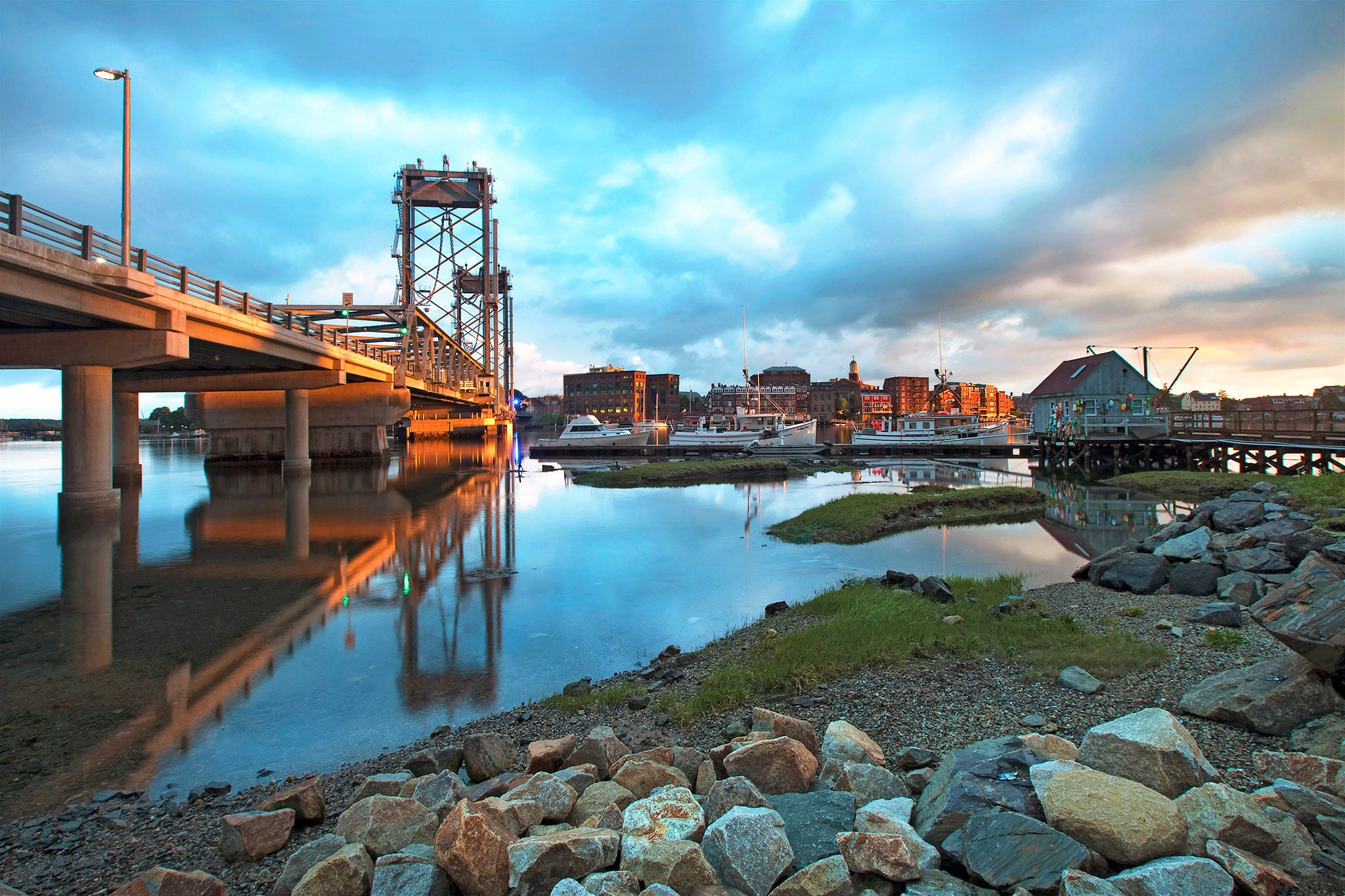 Photo Print Badgers Island Kittery Maine Seacoast Etsy