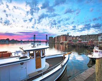 Photo Print Portsmouth Harbor Lights New Hampshire Seacoast