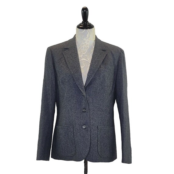 Vintage Pendleton Blazer Womens Blazer Wool Dark … - image 2