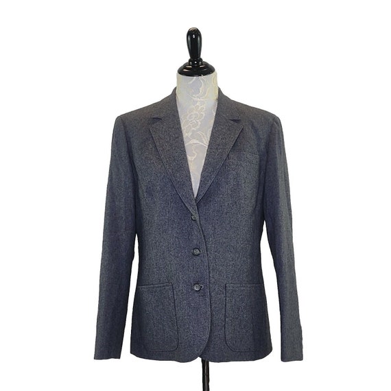 Vintage Pendleton Blazer Womens Blazer Wool Dark … - image 1