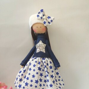 Bambola fatta a mano, ragdoll, giocattolo, bambole Tilda, bambola decorativa, giocattoli per bambine, bambola in tessuto, decorazione domestica, bambola tessile, bambola