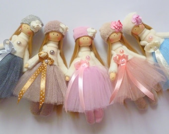 miniature cloth dolls