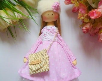 softie doll, Handmade doll, Tilda dolls, Decorative Doll, ballerina doll, Fabric Doll, gift dolls, rag doll, Princess doll, soft doll, art