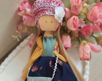 Princess doll, Fabric Doll, Cute doll, Textile doll, Soft toy, Cloth doll, Gift Idea, Rag Doll, Handmade Doll, Tilda doll, baby doll, dolls