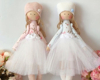 Handmade doll,Princess doll,fabric doll,cloth doll,rag doll,Interior doll,stuffed doll,soft doll,nursery decor,doll cotton,ballerina Doll