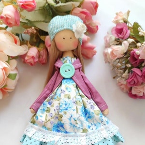 Handmade doll,Princess doll,fabric doll,cloth doll,rag doll,Interior doll,stuffed doll,soft doll,nursery decor,doll cotton,ballerina Doll