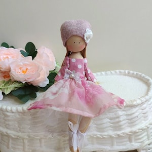 cloth doll,Bright gift,Fabric Doll,textile doll,Rag Doll,Stuffed doll,fairy doll,ballerina doll,Princess doll,Decorative Doll, art doll