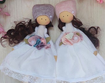 ballerina doll, Fabric Doll, Soft doll, Stuffed doll, fairy doll, cotton doll, Girl doll, baby doll, wedding doll