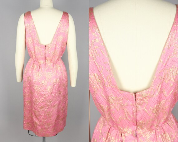 1960s Ceil Chapman Dress Set · Vintage 60s Pink &… - image 5