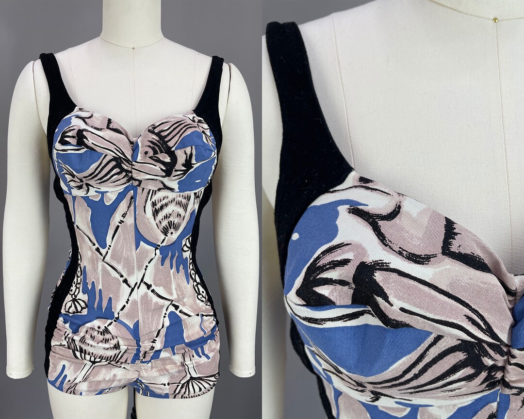 1950s 'maidenform' Swimsuit Vintage 50s One Piece - Etsy