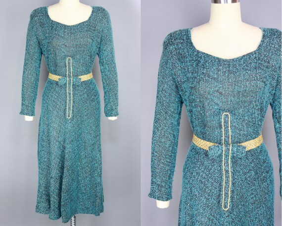 1950s MIDRIFF MAGIC Set | Vintage 50s Blue, Black,