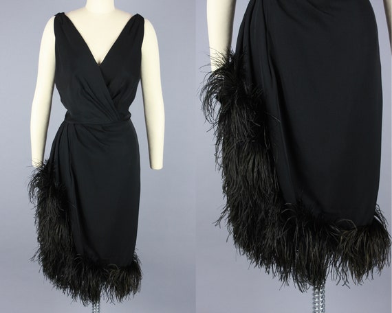 1950s CEIL CHAPMAN Dress | Vintage 50s 60s Silk Je