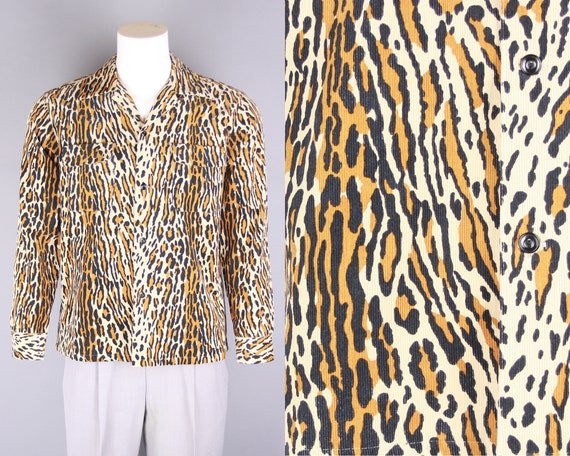 GROOVIN HIGH Leopard Print Shirt | 1940s 1950s Sty