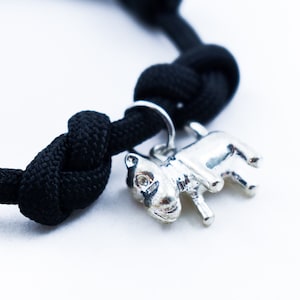 Pulseira Scottie Dog, Scottish Terrier, Pulseira Ajustável, Presente para Cachorro, Amante de Cachorro, Canino, Cachorrinho, Pulseira Paracord, Scotty, Cachorro Pequeno