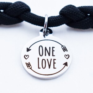 One Love Bracelet, Adjustable Bracelet, Paracord Jewelry, Rasta Bracelet, Rastafarian, Unity Jewelry, Inclusion, Peace Bracelet, Arrow Charm