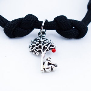 Apple Tree, Adjustable Bracelet, Isaac Newton, Science Gift, Red Apple, Under the Tree, Scientific, Gravity, Nature Gift, Fruit Tree