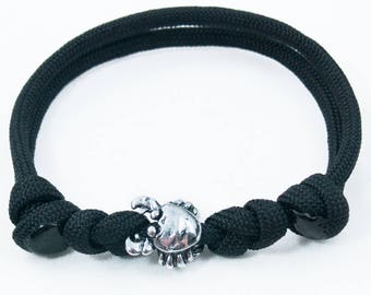 Bracelet de crabe, Bracelet réglable, Bracelet de plage, Crustacé, Charme de crabe, Bijoux de crabe, Créature marine, Océan, Perle de crabe, Bracelet en paracorde