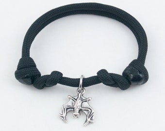 Bracelet de chauve-souris, Bijoux d’Halloween, Idée cadeau gothique, Bracelet réglable, Chauve-souris vampire, Cadeau batty, Crawler effrayant, Bracelet de charme de chauve-souris, Animal