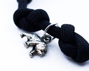 Bear Bracelet, Polar Bear, Adjustable Bracelet, Teddy Bear, Grizzly, Paracord Bracelet, Bear Jewelry, Arctic Animal, Wildlife Gift, Wild