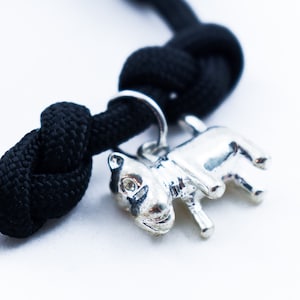 Cão Scottie, Pulseira Ajustável, Scottish Terrier, Raça de Cão Pequeno, Pulseira Paracord, Cão Escocês, Scotty, Cachorrinho, Pulseira de Cordão, Canino