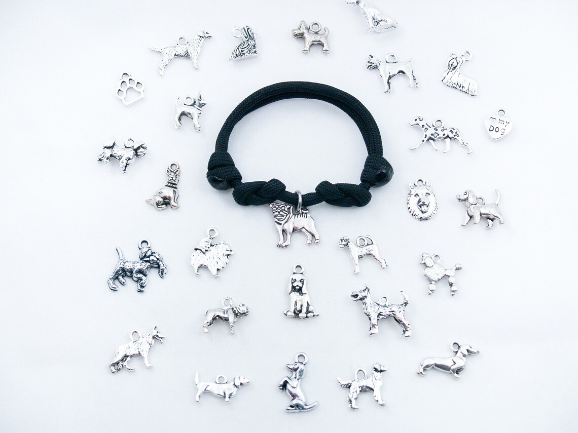 Dog Bracelet Dog Breed Adjustable Bracelet Canine Pet Etsy