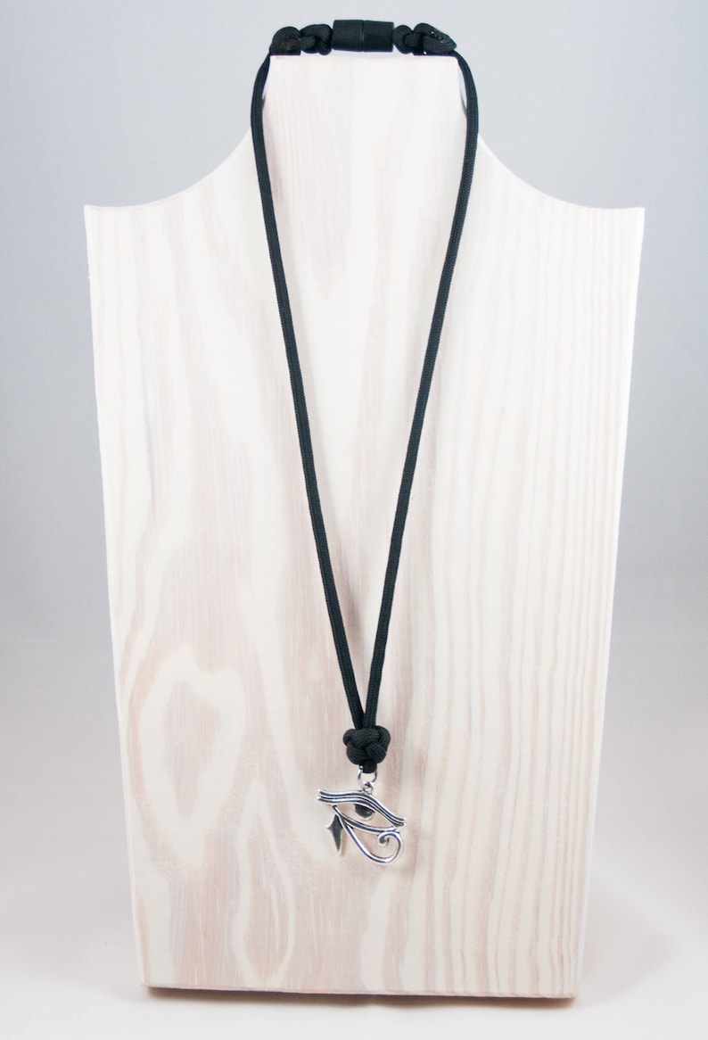 Egypt Accessory Eye of Ra Necklace Gifts for Him Knotted Ancient Egypt Ra Necklace Paracord Necklace Egyptian Gifts God Necklace