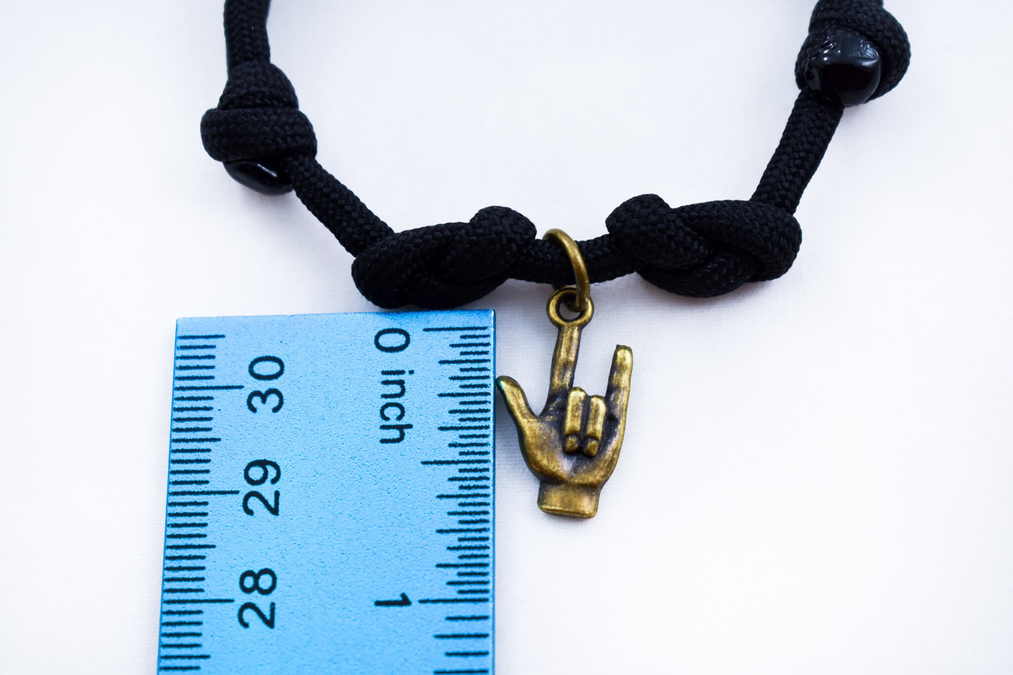 ASL Bracelet Sign Language Adjustable Bracelet I Love You Etsy