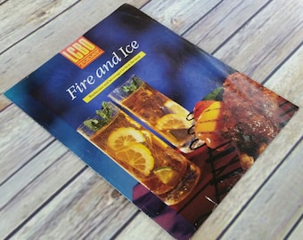 Vintage Canada Cookbook LCBO Today Fire and Ice Barbecues and Beverages Recipe Book French and English Promo Booklet Advertising Paperback