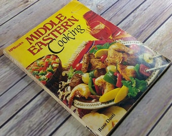 洋書 CookBook Book Vintage Cookbook Middle Eastern Cooking HP Books Rose Dosti 1982