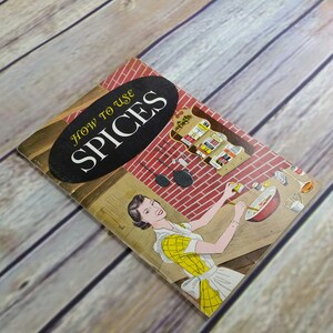 Vintage Cookbook How To Use Spices American Spice Trade Association 1958 Recipes