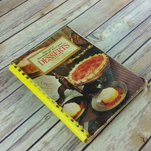 Vintage Cookbook Parents Parade of Recipes Desserts 1969 2000 Favorites