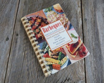 Vintage Kochbuch Grillfest Grillpartys Potluck California Nevada Arizona Utah Home 2001