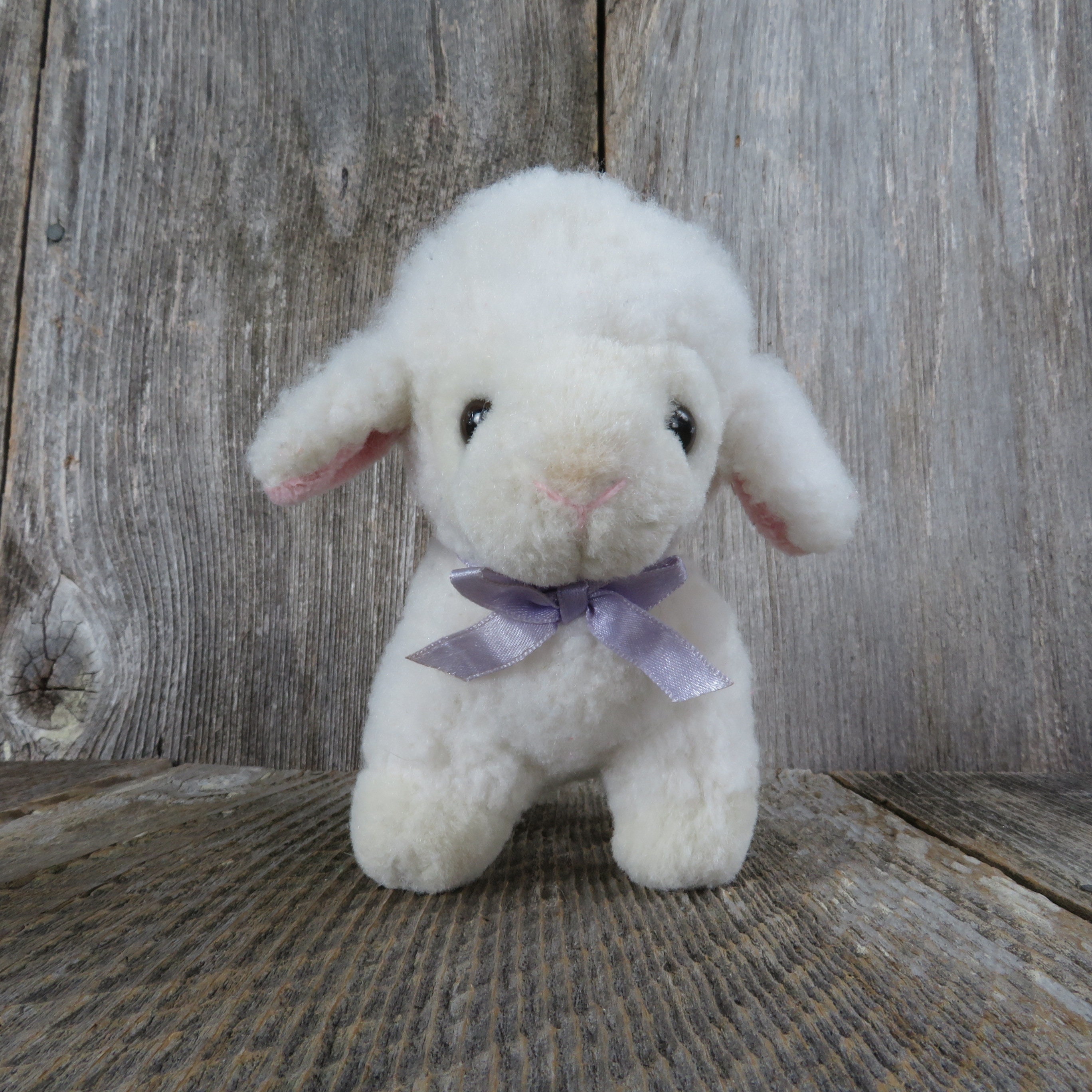 Lammy-Do Lamb Plush Stuffed Animal Cream Blue Soft 10 Lammy-Do Lamb Plush Stuffed Animal Cream Blue Soft 10