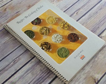 Vtg Indian Cookbook Recipes The Cooking of India  Life Books Foods of the World 1969 Spiral Bound Indian Food Recipes