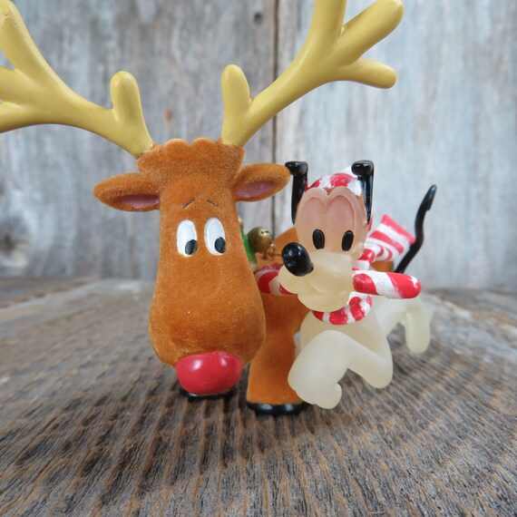 レノックス　ルドルフ　フィギュリン　赤鼻のトナカイ陶器製置物2点まとめ売り レノックス ルドルフ フィギュリン 赤鼻のトナカイ陶器製置物2点まとめ