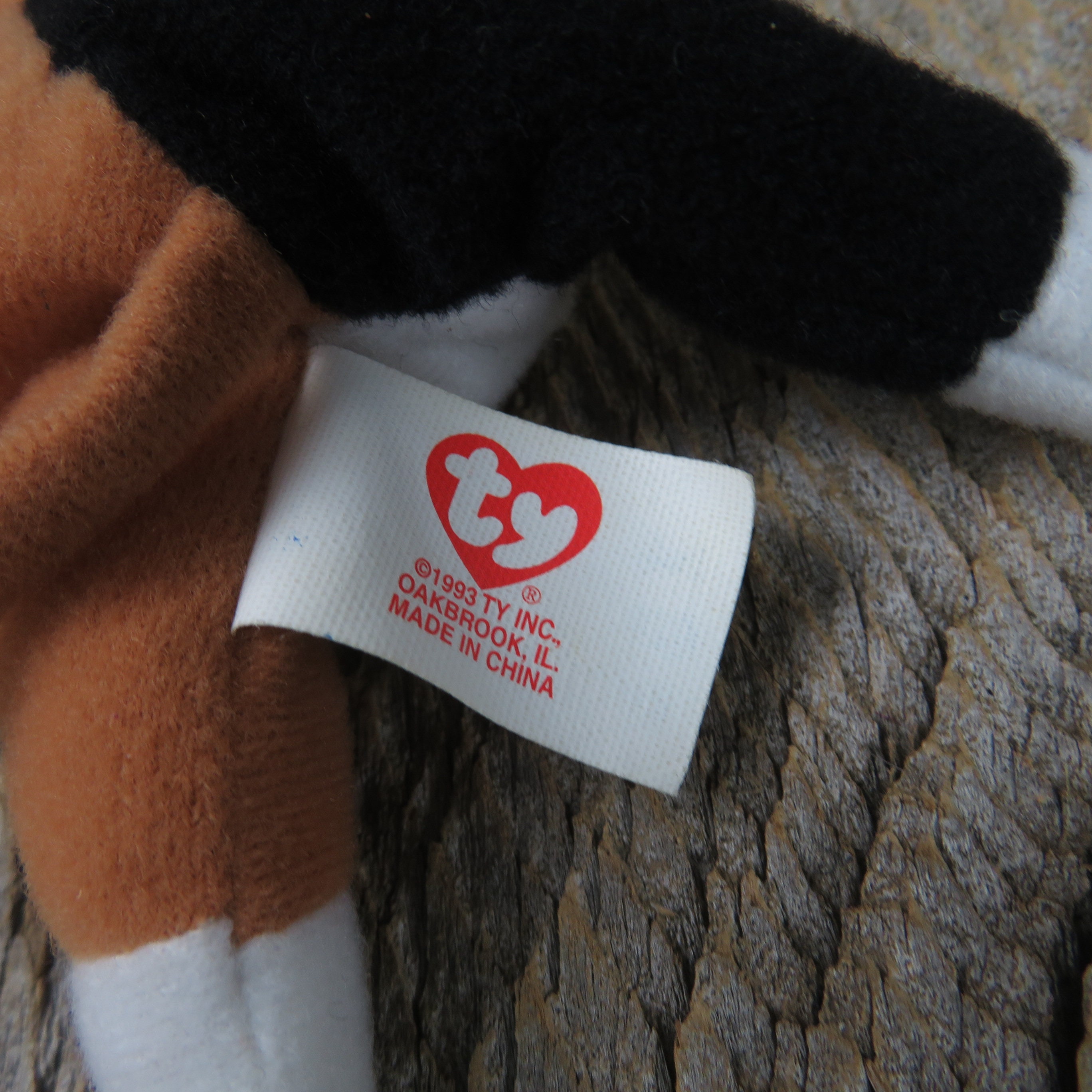 Vintage Zip the Cat Plush Ty Teenie Beanie Babies Mcdonald's 1993