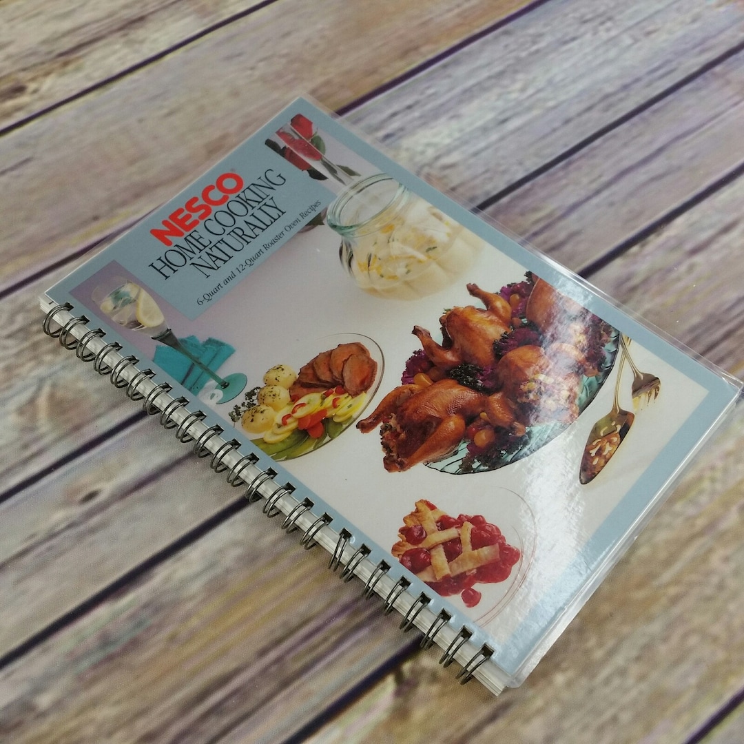Vintage Cookbook Nesco Roaster Ovens Cooking Recipes Promo 1992 Spiral