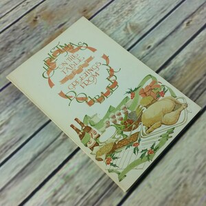 Vintage Cookbook Christmas on the Table Greetings from Doubleday Recipes 1979 Paperback