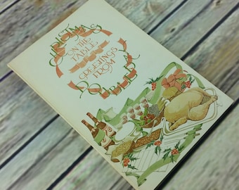 Vintage Cookbook Christmas on the Table Greetings from Doubleday Recipes 1979 Paperback